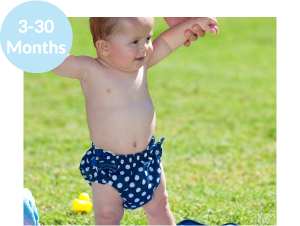 The Original Konfidence Splashy™ AquaNappy™ - One Size Fits All Swim Nappy - Konfidence