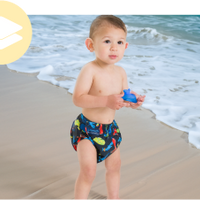 The Original Konfidence Splashy™ AquaNappy™ - One Size Fits All Swim Nappy - Konfidence