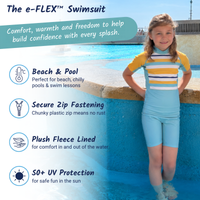 Kids Swimsuit/UV Sunsuit made from e-Flex™