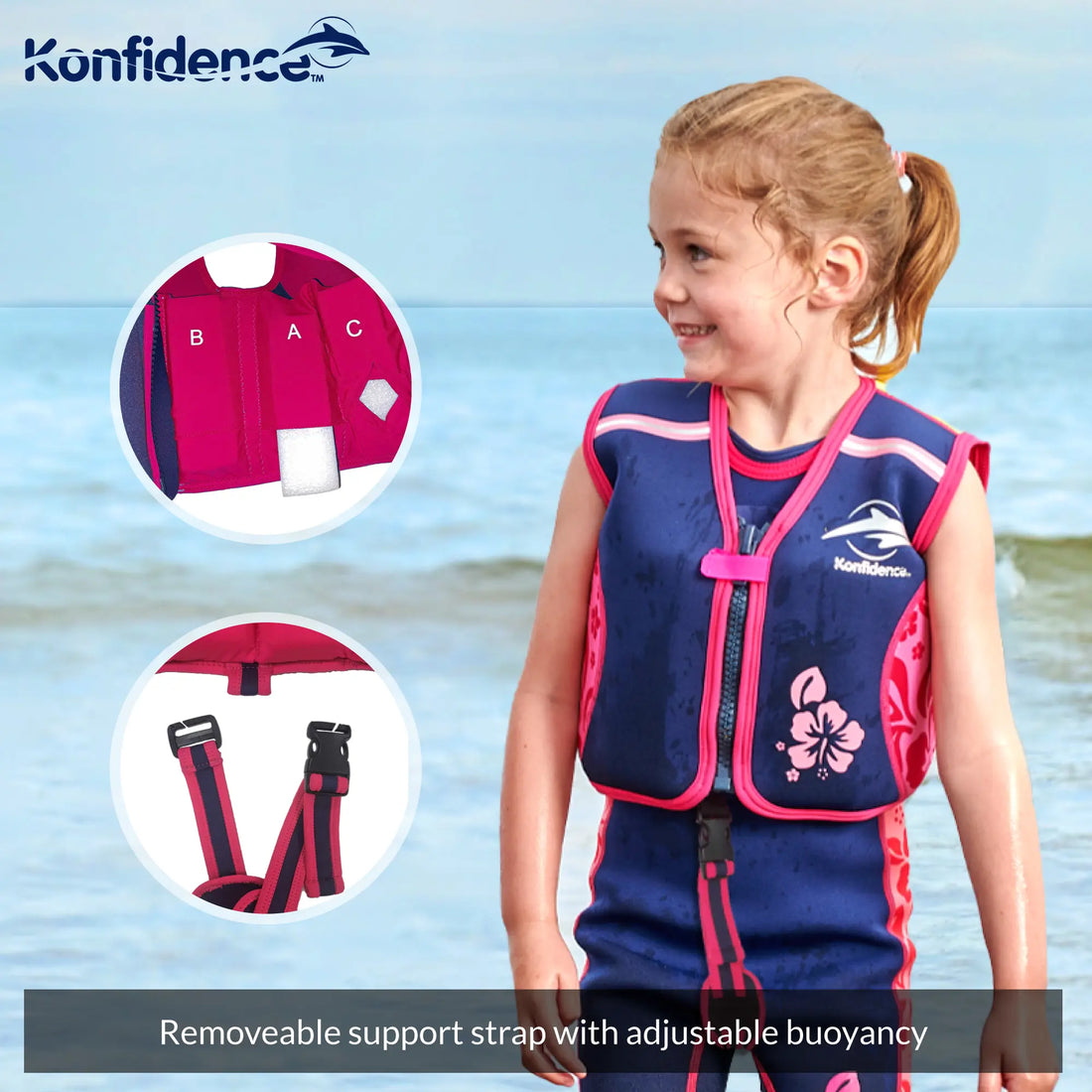 Original Konfidence™ Jacket with Removable Support Strap Konfidence