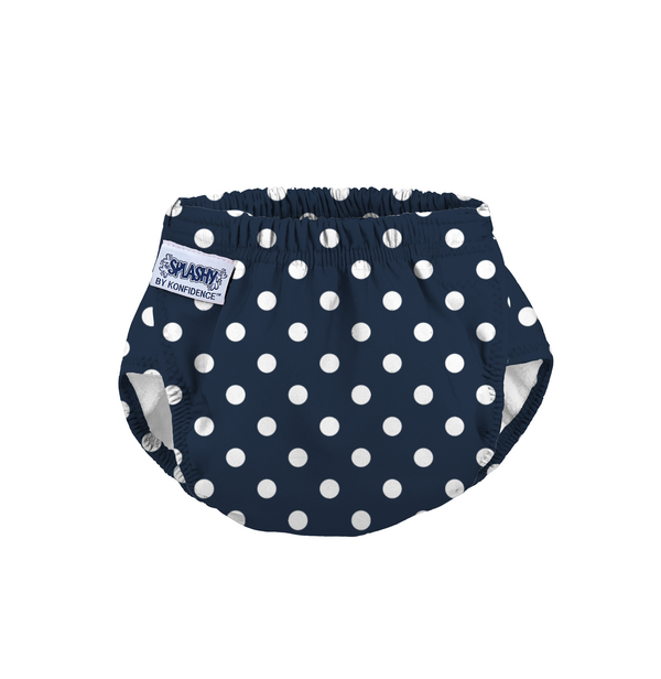 Polka Navy/White Spots