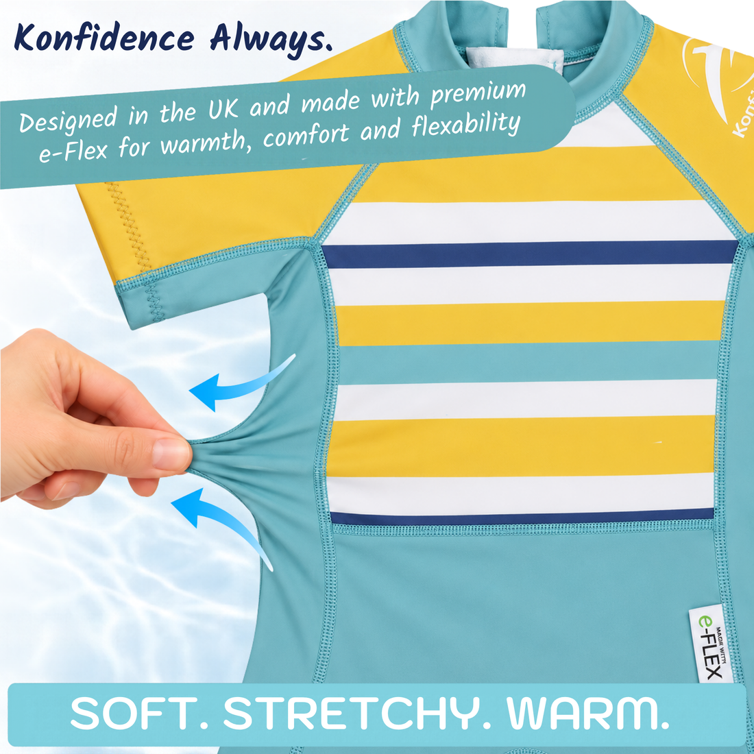 Kids Swimsuit/UV Sunsuit made from e-Flex™