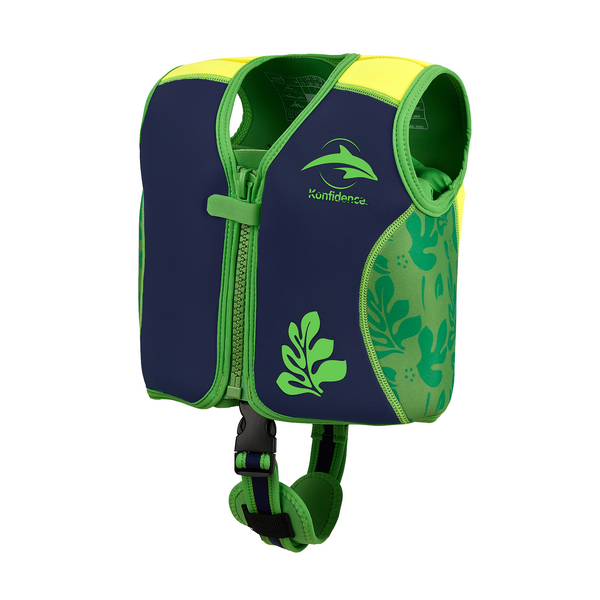 Original Konfidence Swim Jacket | Kids Swim Vest with Removable Support Strap