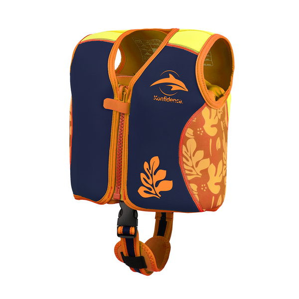 Original Konfidence Swim Jacket | Kids Swim Vest with Removable Support Strap