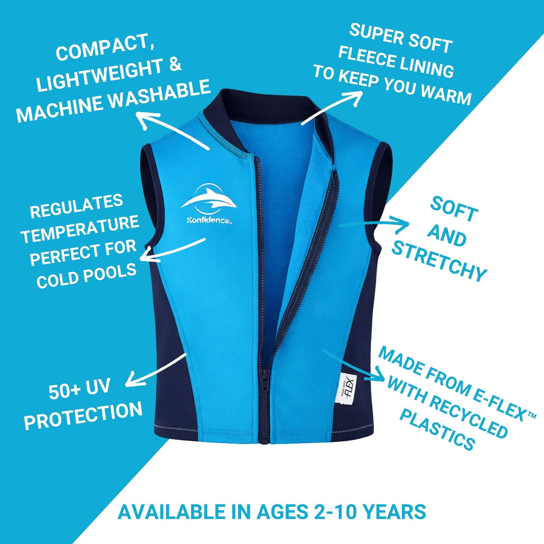 Warma™ Vest - Kids Wetsuit Top